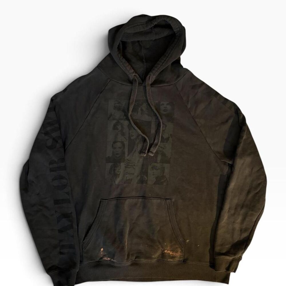 Taylor-swift Women's Black and Grey Hoodie